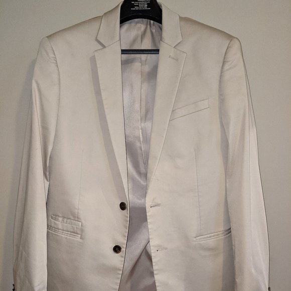 Express 2 Piece Tan Suit - Picture 1 of 10